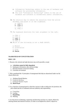 MAED Comprehensive Exam Reviewer | PDF | Employment | Human Resources