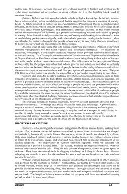 ETHICS 
 
   10 
red for war. 3) Gestures – actions that can give cultural control. 4) Spoken and written words 
– the most