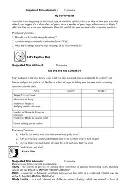 Homeroom Guidance: Quarter 1 - Module 1: My Study Plan, My Guide | PDF ...