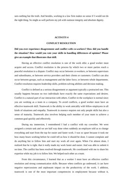 sees nothing but the truth. And besides, working in a law firm makes no sense if I would not do
the right thing. So might as