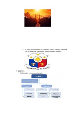 Semi-Detailed Lesson Plan: Politics in PPG | PDF | Power (Social And ...