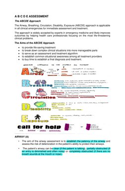 ABCDE Patient Assessment Guide | PDF | Heart | Breathing
