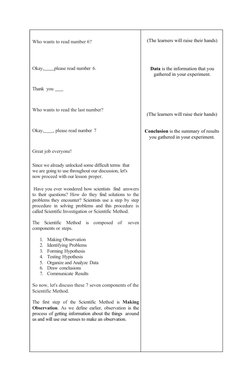 Who wants to read number 6?
Okay,         
 
 please read number 6.
Thank  you        
 
 
Who wants to read the last number?