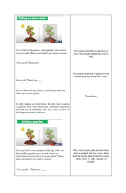 Try to look at this picture, what possible  observation 
can you make? Raise your hand if you want to answer.
Very good! What