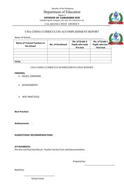 Grade 4 Cha-Ching Curriculum Report | PDF | Behavior Modification ...