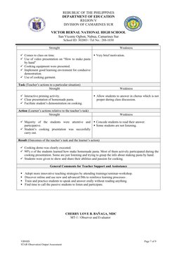 REBUBLIC OF THE PHILIPPINES
DEPARTMENT OF EDUCATION
REGION V
DIVISION OF CAMARINES SUR
VICTOR BERNAL NATIONAL HIGH SCHOOL
San