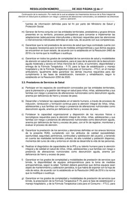 RESOLUCIÓN NÚMERO_________ DE 2022 PÁGINA 10 de 47
Continuación de la resolución: Por medio de la cual se adoptan los line