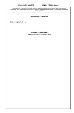 RESOLUCIÓN NÚMERO_________ DE 2022 PÁGINA 4 de 47
Continuación de la resolución: Por medio de la cual se adoptan los linea