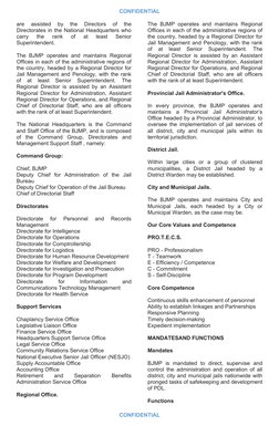 CONFIDENTIAL
are  assisted  by  the  Directors  of  the
Directorates in the National Headquarters who
carry  the  rank  of  a