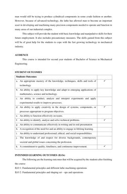 Machine Shop Theory and Practice Syllabus | PDF | Test (Assessment ...