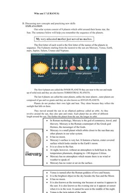 Grade 6 Solar System Lesson Plan | PDF | Planets | Solar System