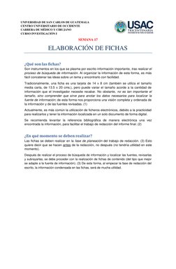 UNIVERSIDAD DE SAN CARLOS DE GUATEMALA 
CENTRO UNIVERSITARIO DE OCCIDENTE 
CARRERA DE MÉDICO Y CIRUJANO 
CURSO INVESTIGACIÓN