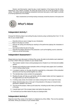 9 
 
Director Joel Schumacher made the play a lavish depiction of the illusions that life offers. 
Watched by many millions o