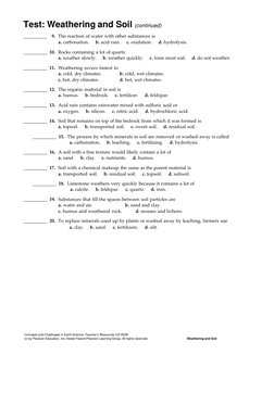 Concepts and Challenges in Earth Science, Teacher’s Resources CD-ROM 
(c) by Pearson Education, Inc./Globe Fearon/Pearson Lea