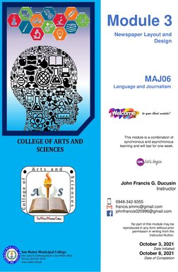 Newspaper Layout and Design Module | PDF | Graphic Design | Printing