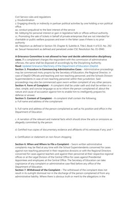 Revised DepEd Rules on Admin Cases | PDF | Affidavit | Witness