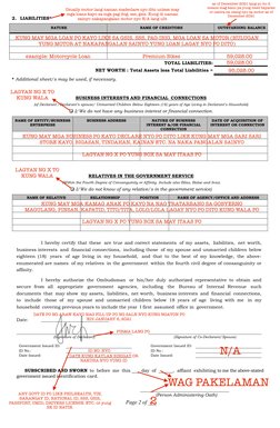 Gov Saln Form.pdf SALN Form Guidelines for Public Officials | PDF | Net Worth | Economies