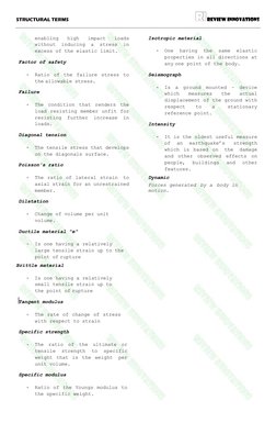 Key Structural Engineering Terms | PDF | Deformation (Engineering ...