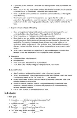 Grade 9 Verb Tense Lesson Plan | PDF | Preposition And Postposition ...