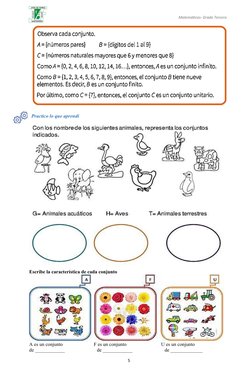 Actividades de Conjuntos para Tercer Grado | PDF | Conjunto ...