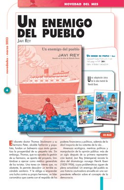 12
Datos técnicos
4
Cullen Bunn
Juan Doe
Un enemigo 
del pueblo   
Javi Rey
U
na adaptación única 
de la obra teatral de 
Hen