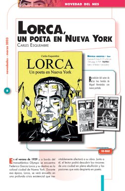 8
Datos técnicos
Cullen Bunn
Juan Doe
Lorca, 
un poeta en Nueva York
Carles Esquembre
R
eedición del autor de 
Las tres herid