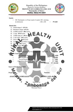 Capistrano Street, Barangay Makuguihon, Molave Zamboanga del Sur, 7023
rhumolave@yahoo.com
 Republic of the Philippines
Regio
