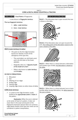 Fingerprint Ridge Characteristics Overview | PDF | Fingerprint