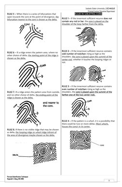 Fingerprint Ridge Characteristics Overview | PDF | Fingerprint