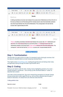 See editing example
Step 1: Familiarization
The first step is to get to know our data. It’s important to get a thorough overv