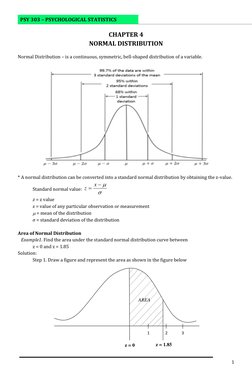 Normal Distribution and Applications | PDF | Normal Distribution ...