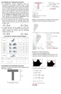 Centroid Process Centroids of Composite Figures Explained | PDF | Science & Mathematics
