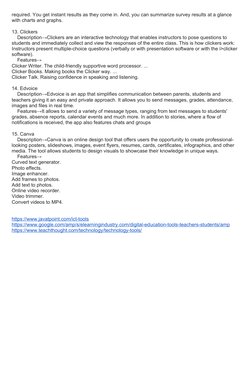 required. You get instant results as they come in. And, you can summarize survey results at a glance 
with charts and graphs.