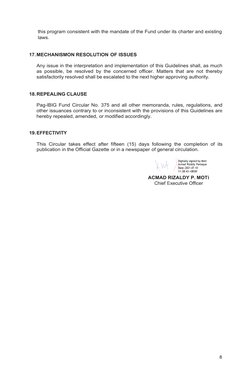 Pag-IBIG Calamity Loan Guidelines | PDF | Loans | Interest