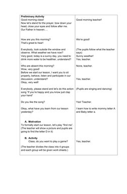 Preliminary Activity
Good morning class!
Now let’s stand for the prayer, bow down your 
head, close your eyes and follow afte