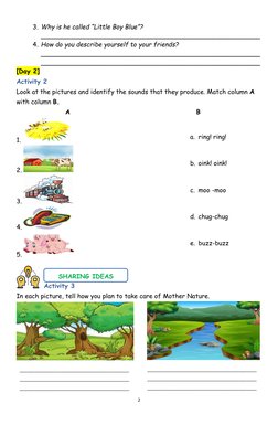 2 
 
SHARING IDEAS 
3. Why is he called “Little Boy Blue”? 
_______________________________________________________ 
4. How