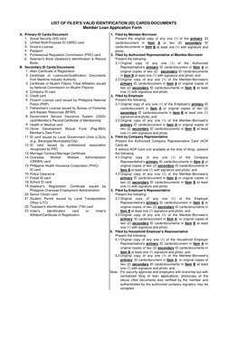 SSS Loan Application Form Guide | PDF | Identity Document | Loans