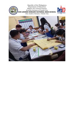 Republic of the Philippines
Department of Education
Region VII, Central Visayas
Schools Division of Toledo City
DON ANDRES SO