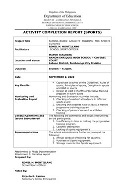 Republic of the Philippines
Department of Education
REGION IX – ZAMBOANGA PENINSULA
SCHOOLS DIVISION OF ZAMBOANGA CITY
RAMON