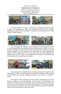 Republic of the Philippines
Department of Education
REGION IX – ZAMBOANGA PENINSULA
SCHOOLS DIVISION OF ZAMBOANGA CITY
RAMON