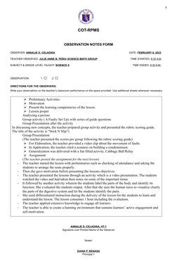 Plus Two Maths Lab Observation Notes.pdf Classroom Observation Notes: Math & Science | PDF | Teachers ...