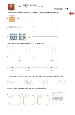 COLEGIO ALBORADA 
           “Formando personas, creando futuro” 
                            Matemáti