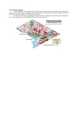 Overview of Crime Analysis and Mapping | PDF | Geographic Information ...