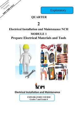 Electrical Tools for Installation & Maintenance | PDF