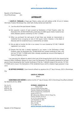 2
patricio_boncayao_lawoffice@yahoo.com (mailto:patricio_boncayao_lawoffice@yahoo.com)
Republic of the Philippines)
City of M