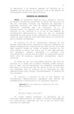 la  ampliación  a  la  presente  demanda,  en  términos  de  lo
dispuesto por el artículo 17, fracción I de la Ley Federal de