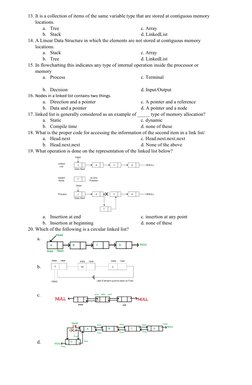 Data Structures Midterm Exam Guide | PDF | Pointer (Computer ...