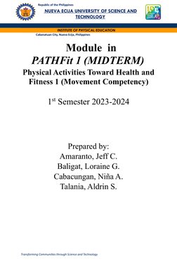 Republic of the Philippines  
 NUEVA ECIJA UNIVERSITY OF SCIENCE AND 
TECHNOLOGY  
Cabanatuan City, Nueva Ecija, Philippines