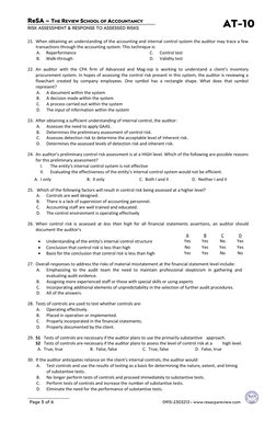 Risk Assessment in Auditing Procedures | PDF | Audit | Internal Control