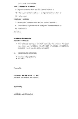 Polygraph Chart Scoring Techniques | PDF | Polygraph | Data Analysis